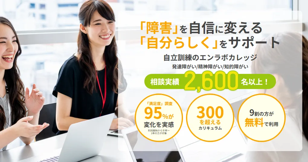 自立訓練事業所(生活訓練)のエンラボカレッジ