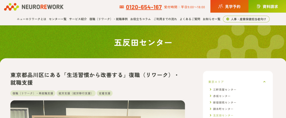 ニューロリワーク 五反田センター
