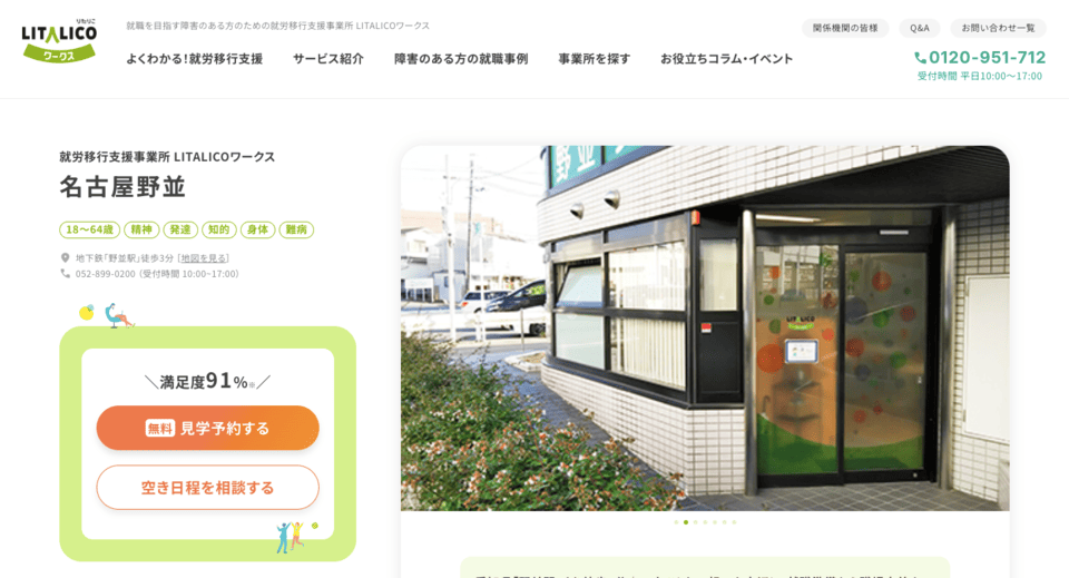 リタリコワークス名古屋野並